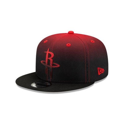 Houston Rockets Gorra | New Era NBA Back Half 9fifty Snapback Cap Mexico - Rojos